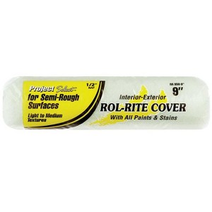 Project Select Rol-Rite Polyester 9 in. W X 1/2 in. Regular Paint Roller Cover 1 pk (Case of 12) - 1 of 1