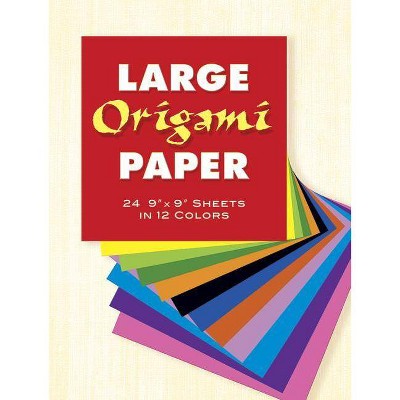 Large Origami Paper - (Dover Origami Papercraft) by  Dover Publications Inc (Paperback)