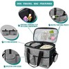 PetAmi Dog Travel Bag, Pet Supplies Organizer with Pockets, Food Container Collapsible Bowls, Gift Accessories Weekend Camping - 4 of 4