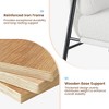 Modern Accent Chair, Comfy Chair with Metal Frame Wooden Armrest, Cozy Reading Chair with Soft Cushion for Bedroom, Living Room - 4 of 4