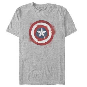 Men's Marvel Avengers: Endgame Cap Smudged Shield T-Shirt - 1 of 4