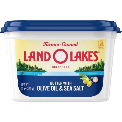 Land O Lakes Spreadable Butter with Olive Oil & Sea Salt - 13oz