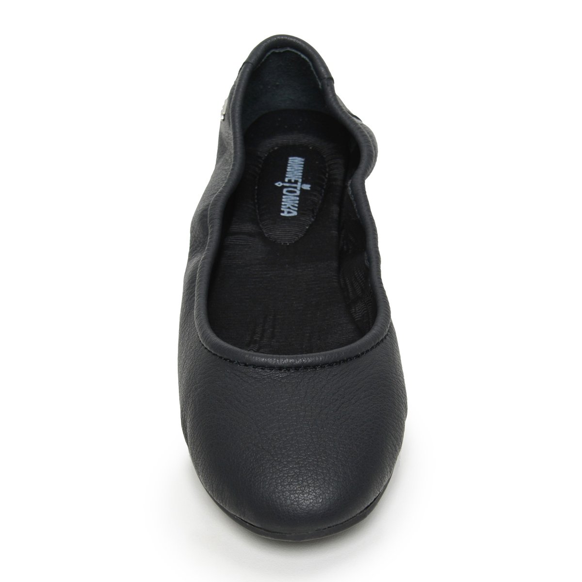 Обувь Minnetonka Women's Anna Ballerina Flat 259, Black - 10 — фото 2