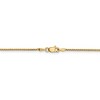 Black Bow Jewelry 1.2mm 14k Yellow Gold, Solid D/C Spiga Chain Bracelet - 3 of 4