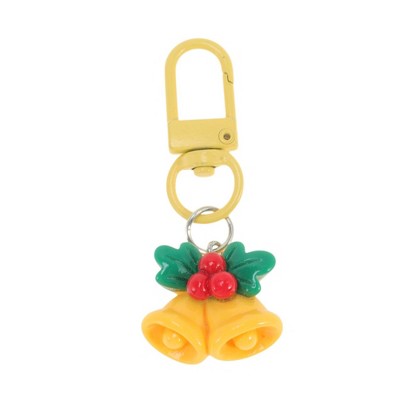 Unique Bargains Christmas Keychain Lobster Clasp Alloy Resin Colorful 1 Pc