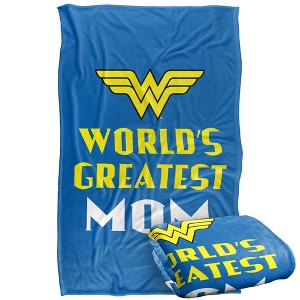 Wonder Woman Wonder Woman Mother's Day World's Greatest Mom Silky Touch ...