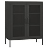 vidaXL Storage Cabinet Anthracite 31.5"x13.8"x40" Steel - 2 of 4
