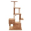 Two by Two Denver - Brown Scratching Post Cat Furniture - 66 in. Tall - 4 of 4