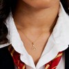 Harry Potter Deathly Hallows 14K Gold Pendant Necklace, 18" - 2 of 4