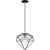 Livex Lighting Knox 1 - Light Pendant in  Shiny Black/Polished Chrome - 3 of 3