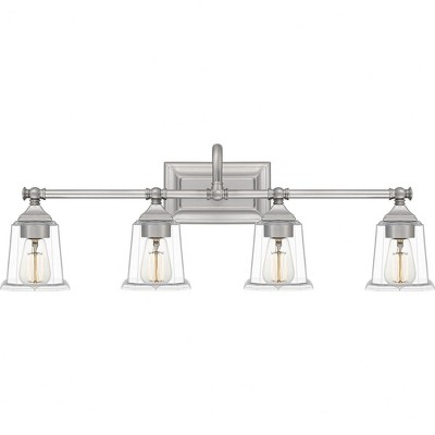 Quoizel Lighting Nicholas 4 - Light Vanity in  Brushed Nickel