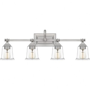 Quoizel Lighting Nicholas 4 - Light Vanity in  Brushed Nickel - 1 of 4