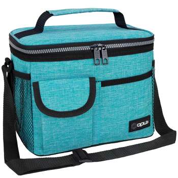 Urban Food Casual Insulated Lunch Bag with 4 Airtight Tapers Included,  3-Litre Capacity 22.5 x 10 x 22 cm Denim Blue
