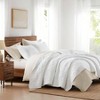 100 Cotton Twin Quilt Set - White Pre - Washed Soft Lightweight Bedspread, Farmhouse Coverlet, Shabby Chic Gauze, 2 Pieces - 4 of 4