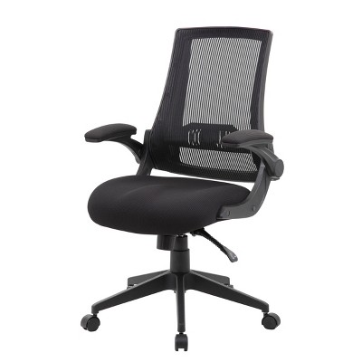 Black Mesh High Back Swivel Task Chair with Adjustable Arms