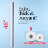 Play22usa Pool Noodles Foam 6 Pack – Large White Foam Noodle Tubes, Bulk Swim Noodles, Multi-Purpose Float, Exercise & Craft Aid - 2 of 4