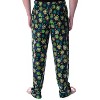 Nickelodeon Men's Teenage Mutant Ninja Turtles TMNT Character Pajama Pants Black - 3 of 4