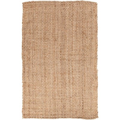 Mark & Day Austin 3'6"x5'6" Rectangle Woven Indoor Area Rugs Wheat: Jute, Rustic, Handmade, Stain-Resistant, Indoor Use