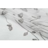 Kate Aurora 2 Pack Floral Leaf Embroidered Grommet Sheer Curtains - 2 of 2