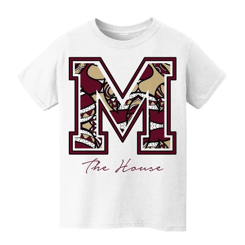 Ncaa Morehouse College Maroon Tigers Youth White T-shirt : Target