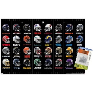 Trends International NFL League - Helmets 24 Unframed Wall Poster Prints - 1 of 4