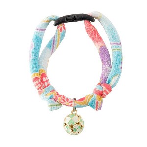 Necoichi Cherimen Cat Collar with Clover Bell - 1 of 4