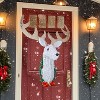 Lighted Christmas Wall Decoration Reindeer Head, 32" 3D Battery Operated with 8 Modes - 3 of 4