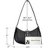 Shoulder Bags for Women Retro Crescent Hobo Handbag Y2K Underarm Purse - 3 of 4