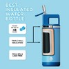 ALPINE Flip 'N Sip Kids Insulated Water Bottle With Straw - 16oz Kids Water Bottle - 3 of 4