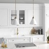 Hudson and Canal 15.88" Wide Pendant with Glass Shade - 3 of 4
