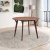 Dexmalle Modern Wooden  Design Round Saving Place Dining Table - 2 of 4