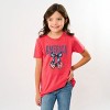 The Juniper Shop America Flag Cherries Coquette Youth Short Sleeve Tee - 4 of 4