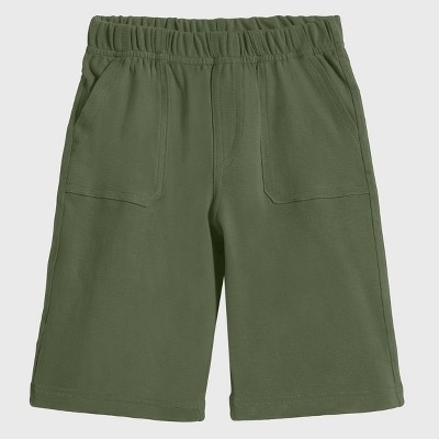 City Threads Boys Cotton UPF 50+ Soft 3-Pocket Jersey Shorts - USA-Made