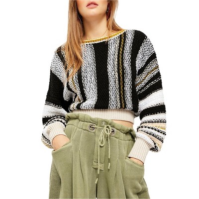 Free People Womens Show Me Love Pullover Knit Sweater