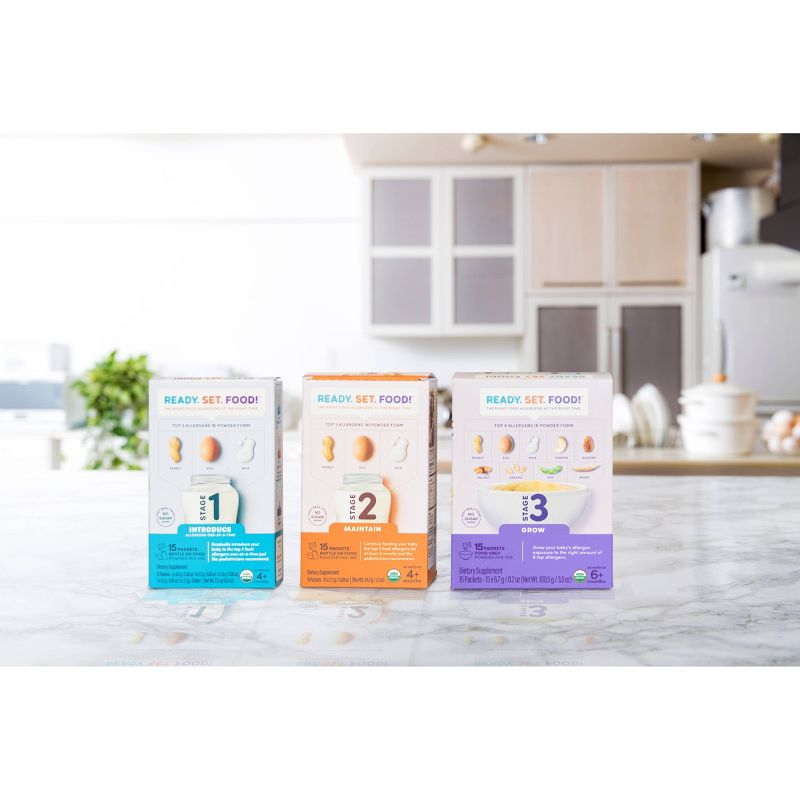 Ready, Set, Food! Early Allergen Introduction Mixins Baby Meals - Stage 2 - 1.2oz, 6 of 16