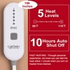Electric Heated Blanket, Soft Reversible Flannel Heated Blanket with 5 Heat Settings & Auto Shut-Off - 2 of 4