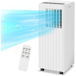8000BTUs Portable Air Conditioner for Rooms Up To 350 sq. ft, Personal Stand up AC w/Remote Control, 4-in-1 Floor Ac Units with Cooling, Dehumidifier - 1 of 4