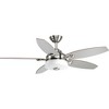 Progress Lighting Graceful 5-Light LED Ceiling Fan, Brushed Nickel, White Opal Glass Shade - 3 of 3