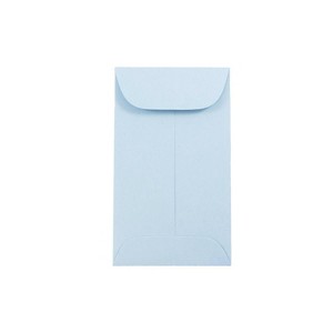 JAM Paper #3 Coin Business Envelopes 2.5 x 4.25 Baby Blue 25/Pack (356730542) - 1 of 2