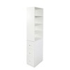 NicBex Tall Corner Bookshelf Multifunctional Bookcase with Display Open Shelves,Books Storage Cabinet Organizer for Office,Bedroom - 4 of 4