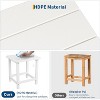 Square HDPE Outdoor Side Table - Durable Adirondack Patio End Table for Beach, Porch - Weather Resistant & Easy to Assemble - 4 of 4
