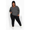 Avenue Women's Plus Size Emma Tunic Sweater - 3 of 4