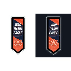 Evergreen Ultra-Thin Glazelight LED Wall Decor, Pennant, Auburn University- 9 x 23 Inches Made In USA - 1 of 4