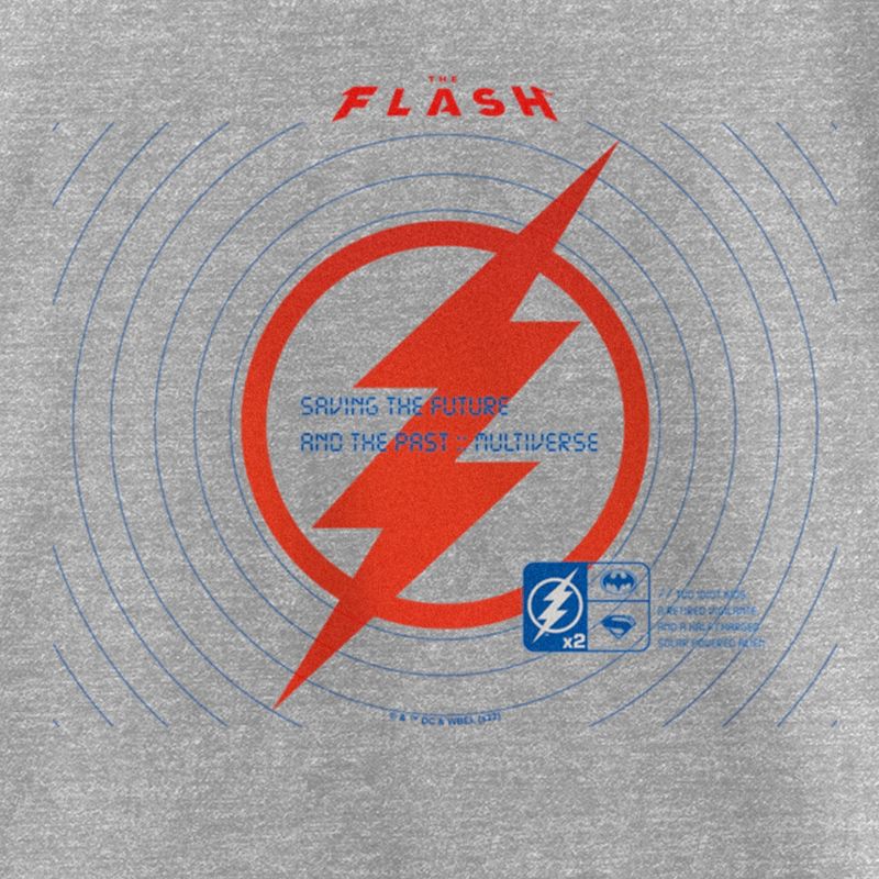 Girl's The Flash Saving the Future Red Lightning Bolt T-Shirt, 2 of 6