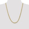 Black Bow Jewelry Men's 5.75mm 10k Yellow Gold Flat Beveled Curb Chain Necklace - 2 of 4