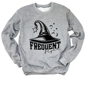 Simply Sage Market Women's Graphic Sweatshirt Frequent Flyer - 1 of 4