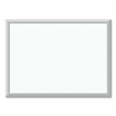 U Brands Melamine Dry Erase Board, 23 x 17, White Surface, Silver Frame