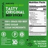 Mission Meats Grass Fed Beef Sticks, 100% Grass Fed & Pasture Raised, Healthy Snack, Gluten & Nut Free, Non-GMO, 1oz (Original) - 3 of 4
