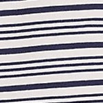 ivory/deep sea stripe