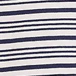 ivory/deep sea stripe